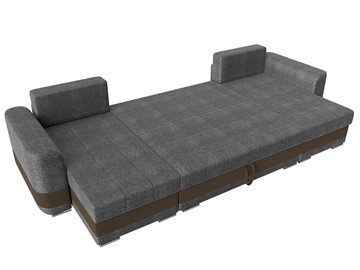 П-образный диван Честер, Серый/коричневый (рогожка) в Новосибирске - предосмотр 7