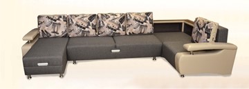 П-образный диван Престиж-15 люкс с полкой в Новосибирске - предосмотр 2