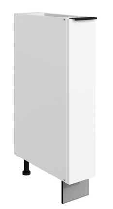 Тумба кухонная Стоун L150 (1 дв.гл.) (белый/джелато софттач) в Новосибирске - изображение