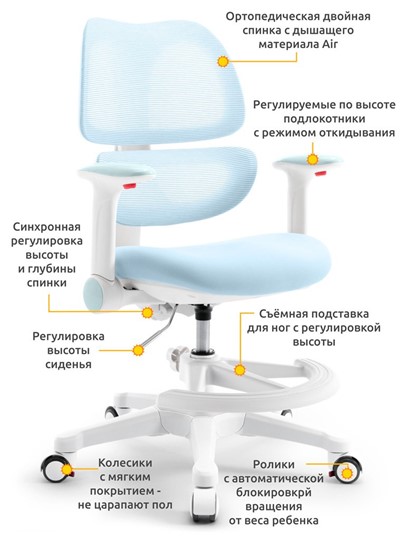 Детское кресло Dream Air Y-607 KBL в Новосибирске - изображение 1