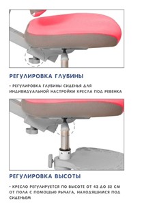 Кресло Holto-4F розовое в Новосибирске - предосмотр 5