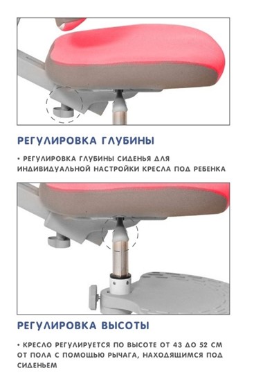Кресло Holto-4F розовое в Новосибирске - изображение 5