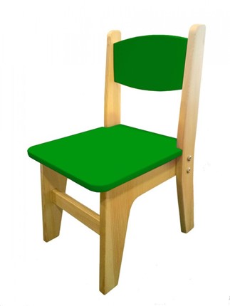 Детский стул Вуди зеленый (H 300) в Новосибирске - изображение