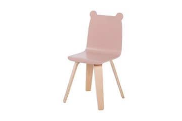Детский стул Мишка розовый в Новосибирске