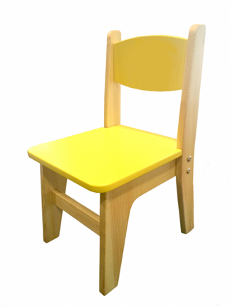 Детский стул Вуди желтый (H 260) в Новосибирске - изображение