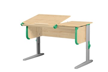 Детский стол-трансформер 1/75-40 (СУТ.25) Бежевый/Серый/Зеленый в Новосибирске