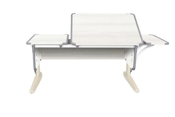 Детский стол-трансформер 4/75-40 (СУТ.42)  + Polka_b 4/550 Рамух  белый/бежевый/серый в Новосибирске