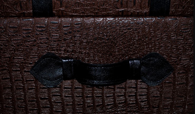 Пуф-сундук "Аллигатор" коричневый, иск. кожа в Новосибирске - изображение 4