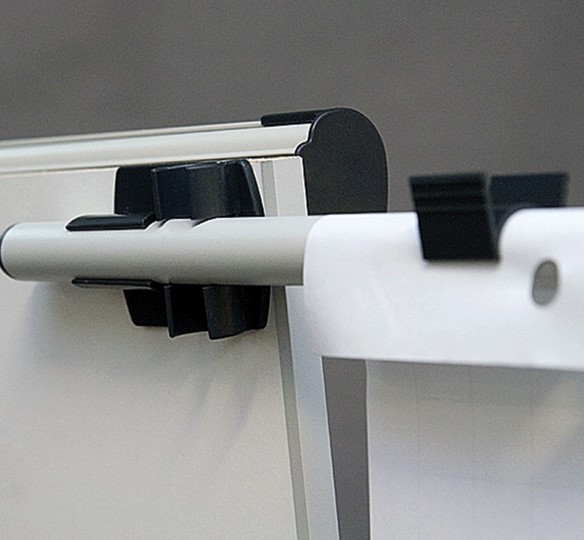 Доска-флипчарт на колесах 2х3, TF02/2011, 70x100 см, передвижная, держатели для бумаги в Новосибирске - изображение 5