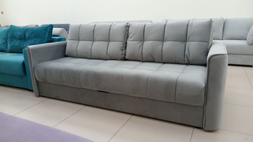 Прямой диван Татьяна 5 БД Граунд 05 серый в Новосибирске