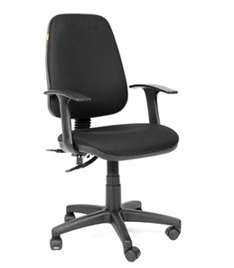 Офисное кресло CHAIRMAN 661 Ткань стандарт 15-21 черная в Новосибирске